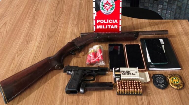Três membros de quadrilha potiguar são capturados pela polícia na Paraíba
