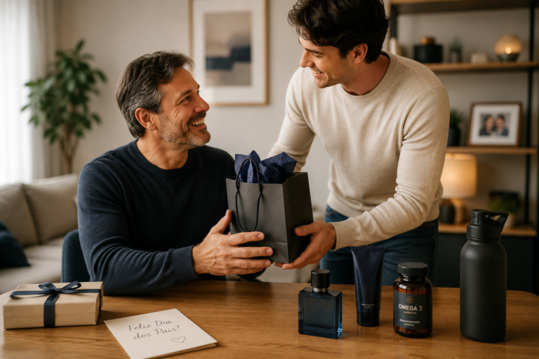 Dia dos Pais reforça tendência de presentes ligados ao autocuidado e ao bem-estar masculino